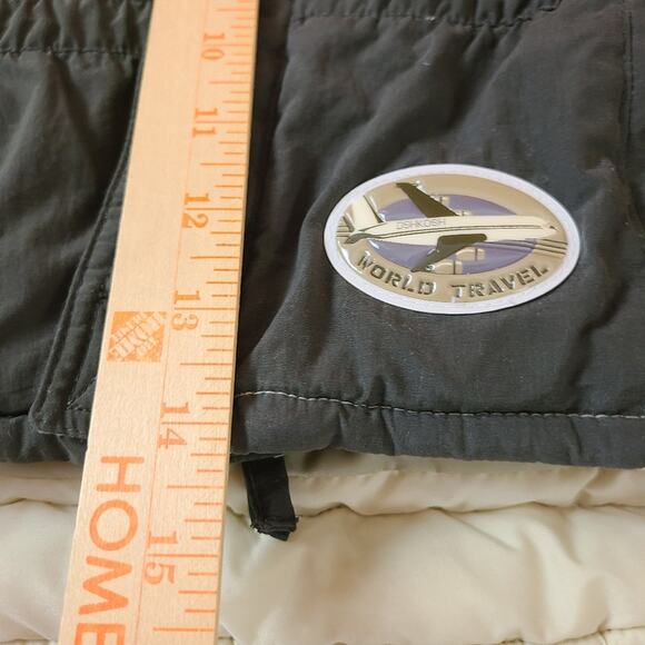 Osh Gosh Bogosh Little Boy Grey Quilted Puffer Hoodie Jacket  Coat Outdoors - Picture 3 of 9